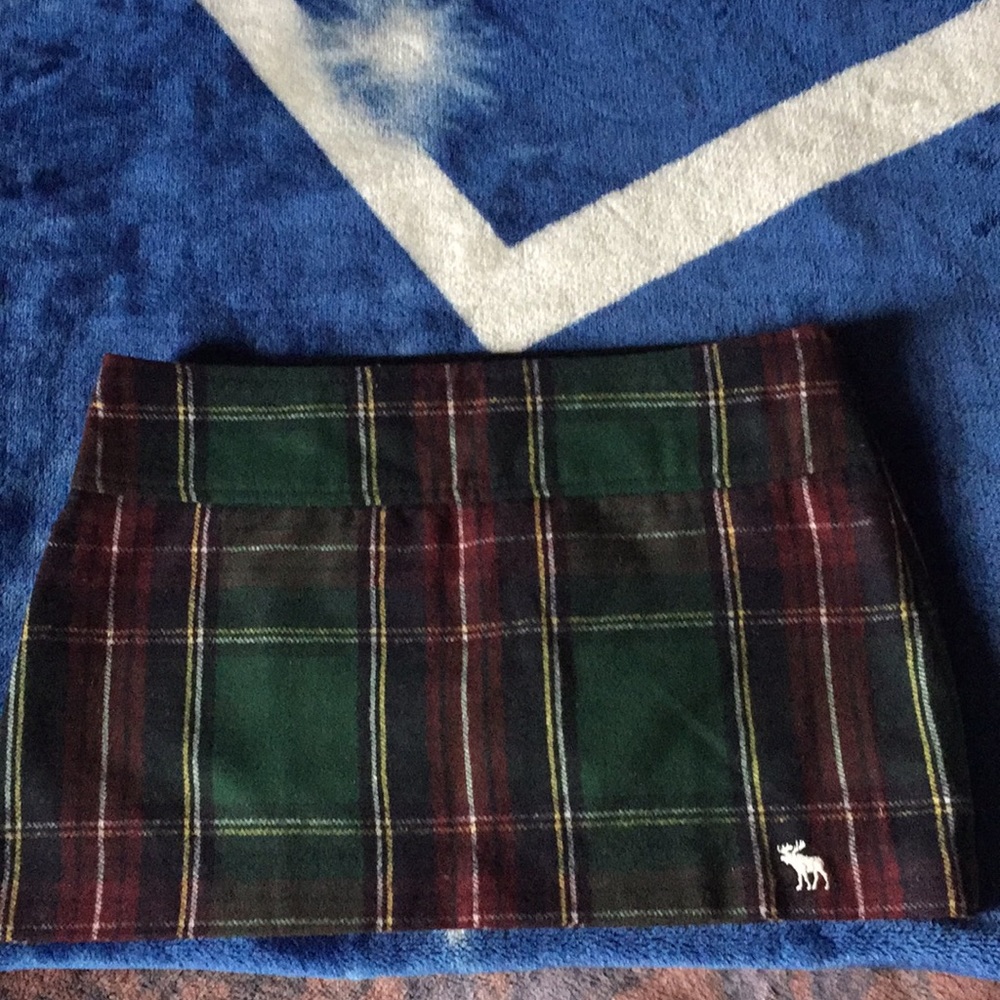 Abercrombie & Fitch plaid mini skirt
